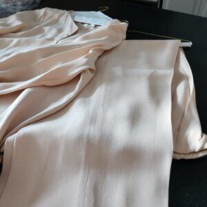 Pink Silk crepe pant suit